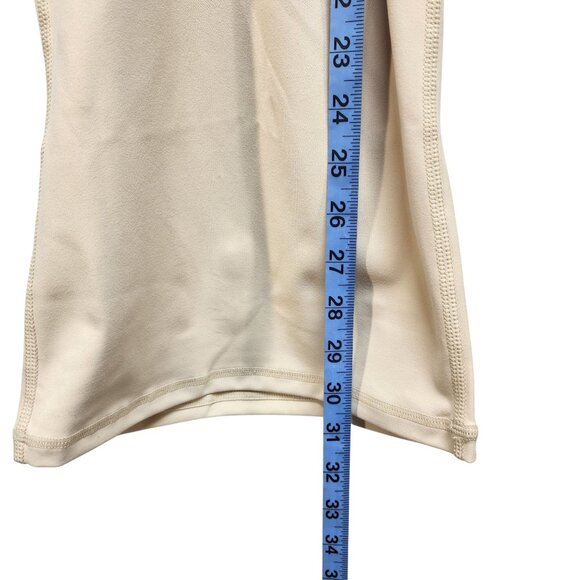 Beige Plus Size Womens Cropped Stretch Pull-On Pants 5XL - Picture 5 of 5